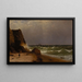 near Newport, Rhode Island - John Frederick Kensett — framed artwork on a wall
