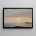 Sunset Painting - John Frederick Kensett — framed artwork on a wall