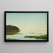 View of the Shrewsbury River, New Jersey - John Frederick Kensett — framed artwork on a wall