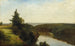 View of the Genesee near Mount Morris - John Frederick Kensett — artwork view