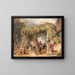 Figures et animaux dans un vignoble - John Frederick Lewis — framed artwork on a wall