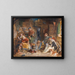 Hospitality of the Highlands - John Frederick Lewis — framed artwork on a wall