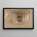 Entrance of the Great Mosque Ulu cami Bursa Turkey - John Frederick Lewis — framed artwork on a wall