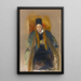Portrait of a prosperous merchant of Thera - John Frederick Lewis — framed artwork on a wall