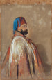 Portrait of General Jochmus Pacha circa 1841 - John Frederick Lewis — artwork view