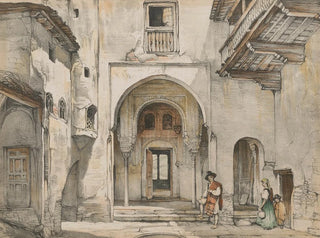 Croquis et dessins de l'Alhambra à Londres - John Frederick Lewis — artwork view