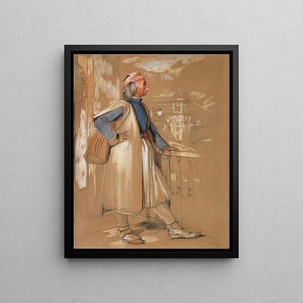 Suliote Painting - John Frederick Lewis — framed artwork on a wall