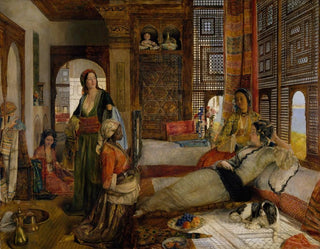 The Harem - John Frederick Lewis — artwork view