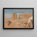 The Ramesseum at Thebes - John Frederick Lewis — framed artwork on a wall