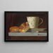 Breakfast Painting - John Frederick Peto — framed artwork on a wall