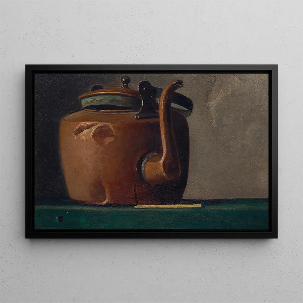 La Vieille Bouilloire - John Frederick Peto — framed artwork on a wall