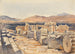 the Propylées from the north edge of the stylobate of the Parthenon in Athens - John Fulleylove — artwork view