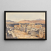 the Propylées from the north edge of the stylobate of the Parthenon in Athens - John Fulleylove — framed artwork on a wall