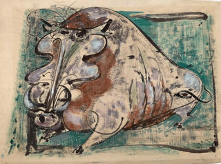 Land Boar Painting - John Galloway — artwork view