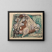 Land Boar Painting - John Galloway — framed artwork on a wall