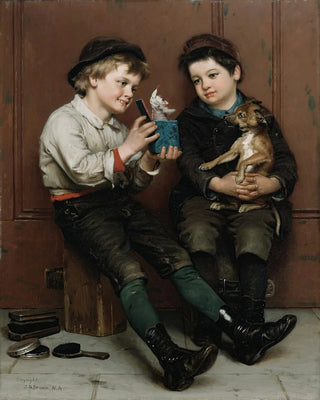 John George Brown - A Surprise Party.webp