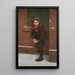Anticiper le moment parfait - John George Brown — framed artwork on a wall