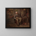 Boat Builder Painting - John George Brown — framed artwork on a wall