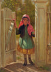Girl at the Entrance - John George Brown — artwork view