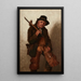 He works at eighty years old - John George Brown — framed artwork on a wall