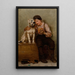 Breakfast for Two - John George Brown — framed artwork on a wall