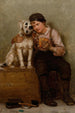 Breakfast for Two - John George Brown — artwork view
