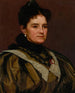 The artist's wife - John George Brown — artwork view