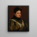 The artist's wife - John George Brown — framed artwork on a wall