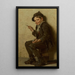 The young artist - John George Brown — framed artwork on a wall