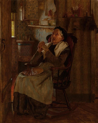 John George Brown - Twas Long Ago.webp