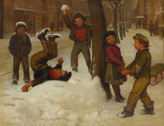 Winter Games - John George Brown — artwork view