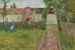 The Garden of the Convent - John George Sowerby — artwork view