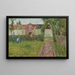 The Garden of the Convent - John George Sowerby — framed artwork on a wall