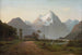 Two trumpeters boiling a teapot at Milford Sound - John Gibb — artwork view