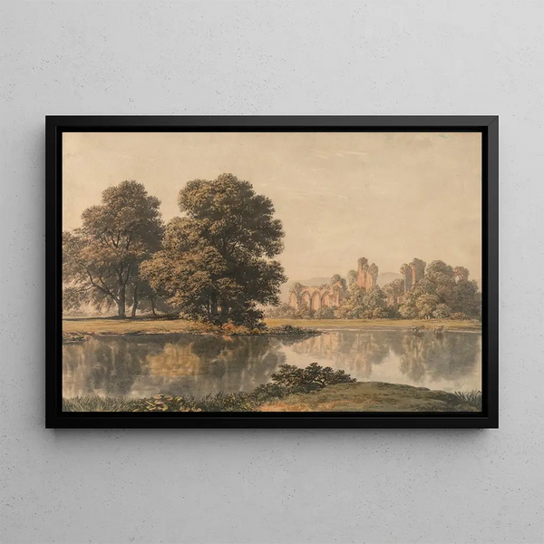 Launceston Tasmania Bayham Abbey Kent - John Glover — framed artwork on a wall