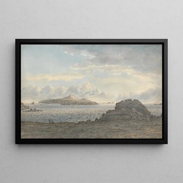 St Davids Head, Pembrokeshire - John Glover — framed artwork on a wall