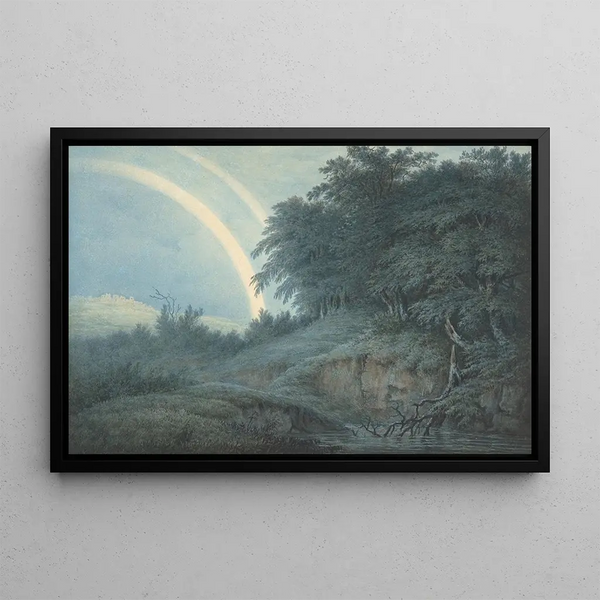 L'arc-en-ciel - John Glover — framed artwork on a wall