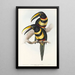 A monograph of the Ramphastidae or toucan family Pl15 - John Gould — framed artwork on a wall