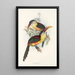 A monograph of the Ramphastidae or toucan family Pl26 - John Gould — framed artwork on a wall