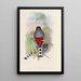A monograph of the Trogonidae or family of trogons Pl10 - John Gould — framed artwork on a wall