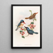 Black-faced Kingfisher Painting - John Gould — framed artwork on a wall
