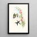 Ramphomicron microrhyncha - John Gould — framed artwork on a wall