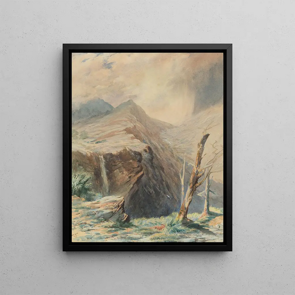 Landscape Painting - John Gully — framed artwork on a wall