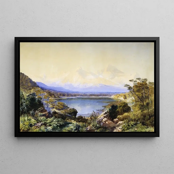 Mount Cook - John Gully — framed artwork on a wall