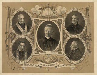Eminent Prelates of the Catholic Hierarchy of the United States - John H Bufford's Sons — artwork view