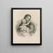 Madone de la Scala - John H. Bufford's Sons — framed artwork on a wall