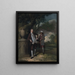 a young man with his Indian servant holding a wallet - John Hamilton Mortimer — framed artwork on a wall
