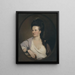 An Unknown Woman - John Hamilton Mortimer — framed artwork on a wall