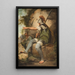 Bandit prenant son poste - John Hamilton Mortimer — framed artwork on a wall