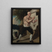 Jack Broughton the boxer - John Hamilton Mortimer — framed artwork on a wall